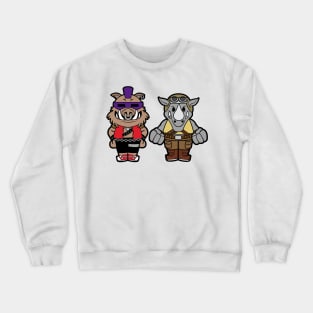 Bebop and Rocksteady Chibi Crewneck Sweatshirt